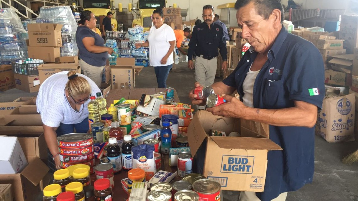 Matamoros enviará 25 toneladas de víveres a damnificados en Oaxaca 