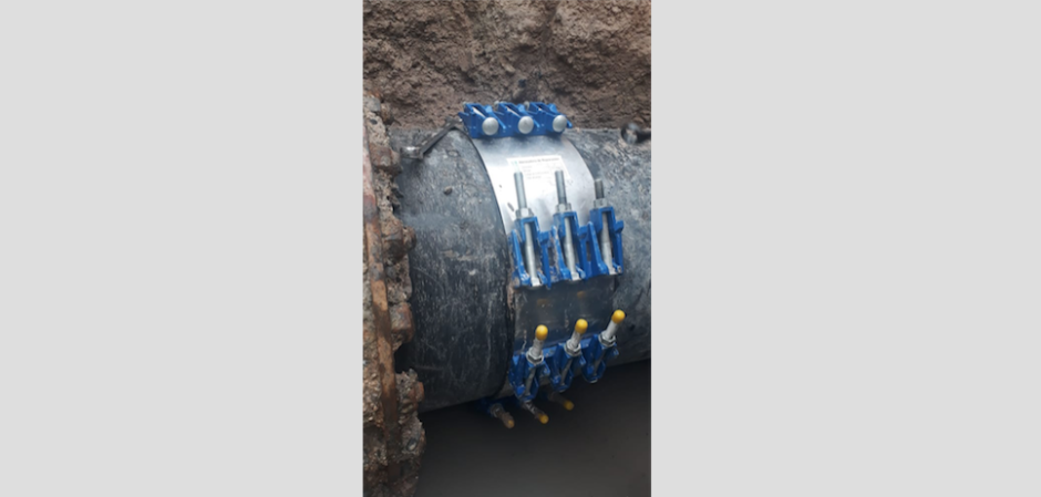 Reparado ducto de agua en bulevar Hidalgo, abren carriles vehiculares