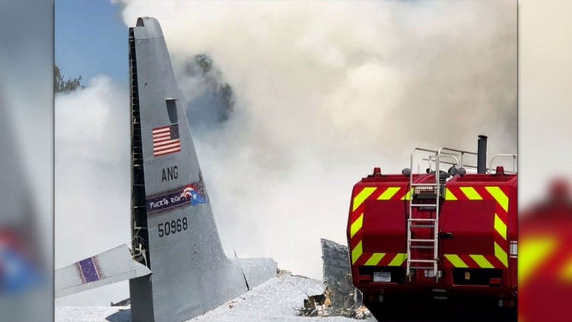 Avión de carga militar se estrella en Georgia