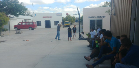 Migran nicaragüenses en busca de asilo