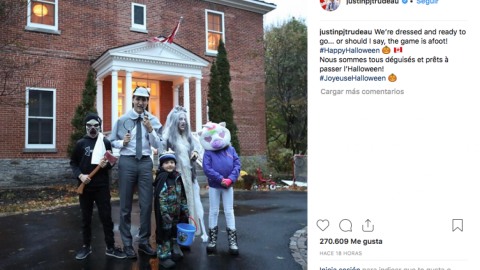 Así celebró Justin Trudeau Halloween