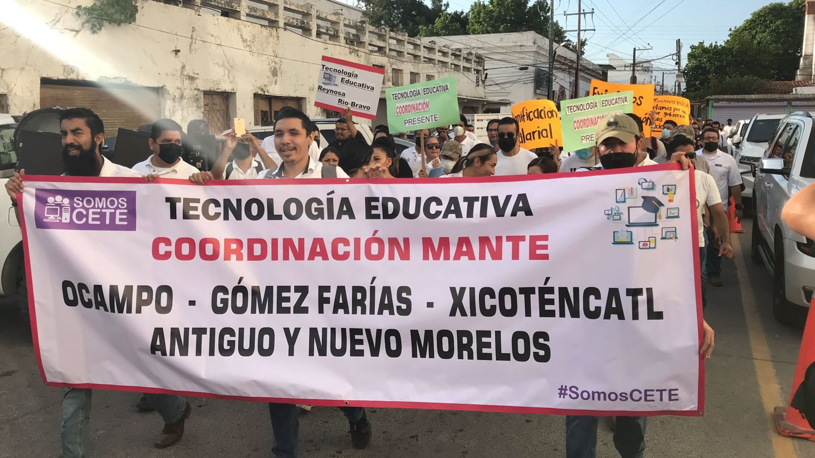 Trabajadores de la SET se manifiestan; piden basificación