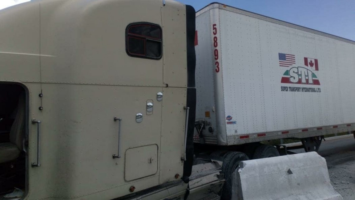 Se registra accidente en la autopista Monterrey-Nuevo Laredo 