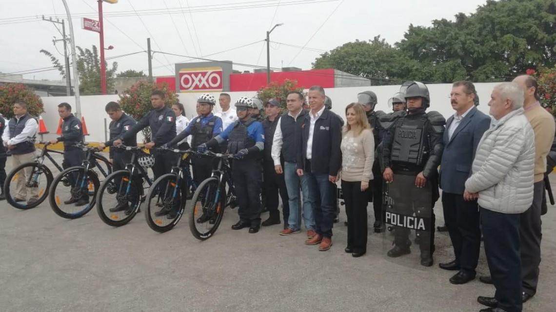 Equipan a la policía estatal acreditable asignada a Tampico