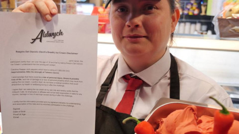 Este helado pica 500 veces más que la salsa Tabasco