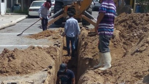 Se realiza reparación de caído en Fuentes Sección Lomas