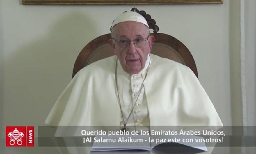 Papa envía mensaje a Emiratos Árabes Unidos ante su próxima visita 