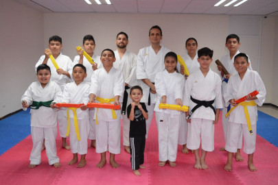 Promueve el Gobierno de Reynosa clases de karate en Gimnasio Jarachina  