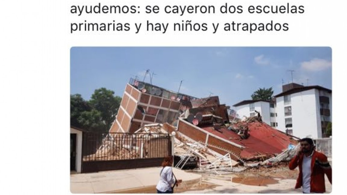 Nuevas tecnologías crean llamados de apoyo por sismo