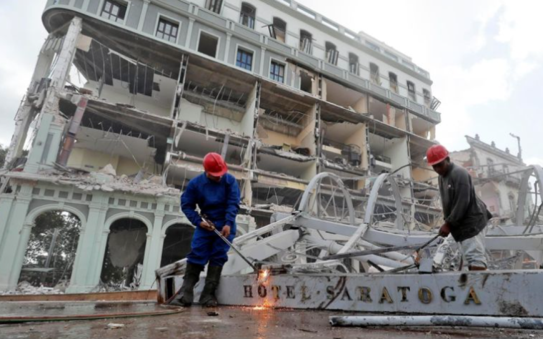 Se eleva a 32 los fallecidos en la explosión del Hotel en Cuba 