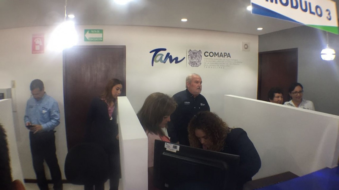 Habilitan módulo de Comapa en Madero 