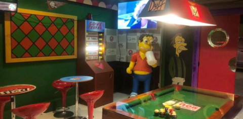 Recrean el Bar de Moe de Los Simspon