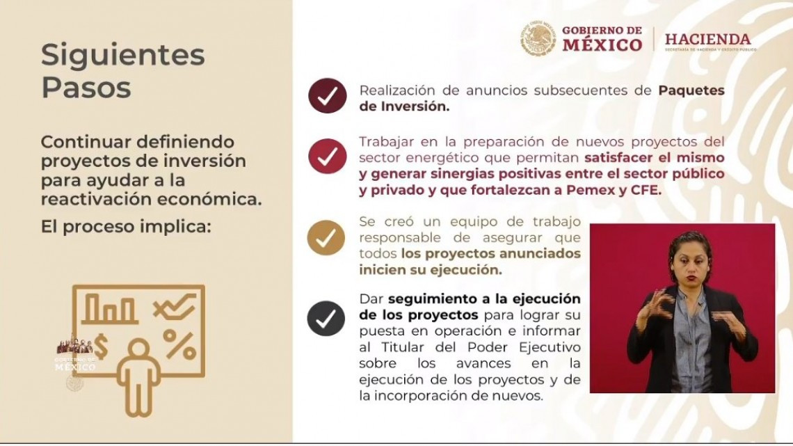 Presentan AMLO e iniciativa privada plan de infraestructura para reactivar economía