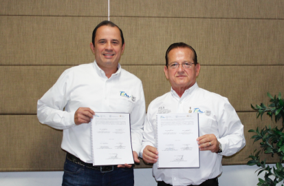 Secretaría de Administración e ITEA firman convenio para regularizar educación de trabajadores 