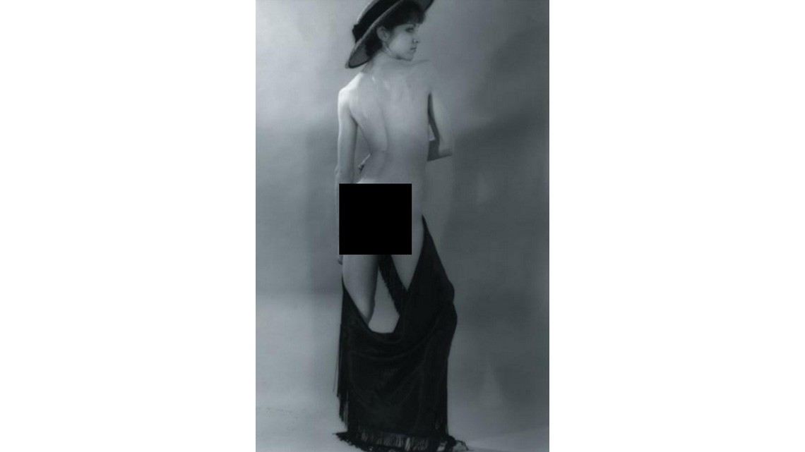 Imágenes del primer desnudo de Madona