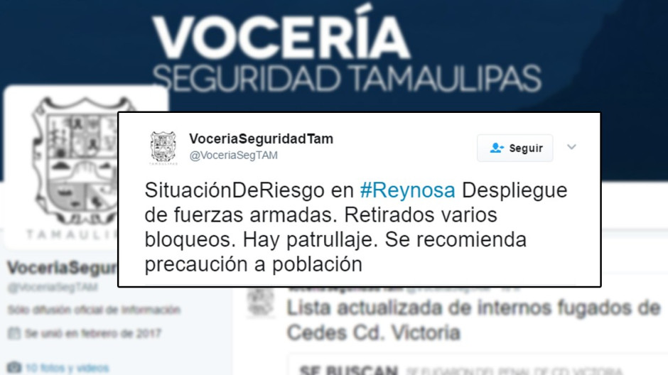 Despliegan fuerzas armadas para evitar enfrentamientos en Reynosa