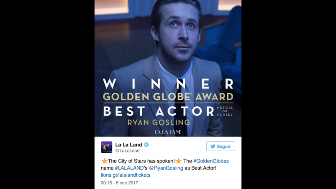 Ganadores de los Golden Globes