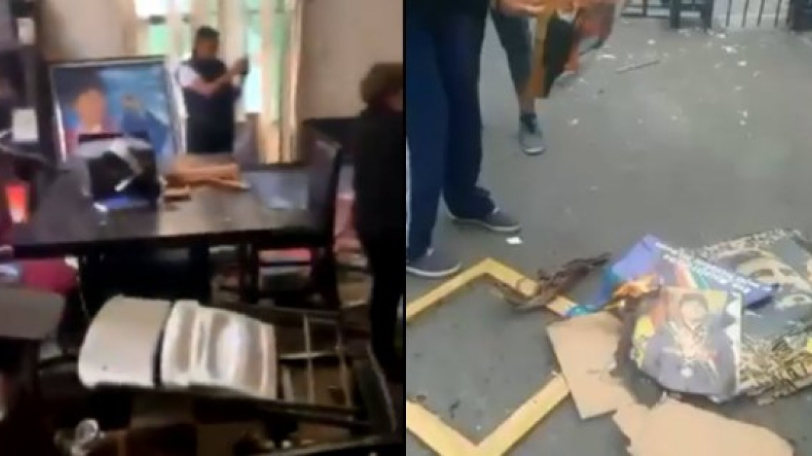 Saquean la casa de Evo Morales en Cochabamba