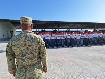 Realizan sorteo militar este fin de semana