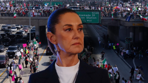 “Es absolutamente falso”; Sheinbaum responde a acusaciones de EU sobre alentar protestas en Los Ángeles