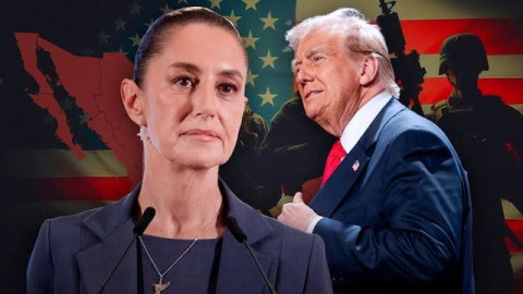 Rechaza Sheinbaum propuesta de Trump de enviar militares de EU a México