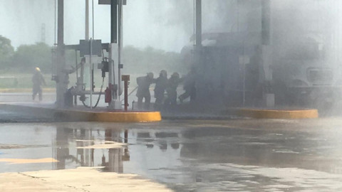 Realiza simulacro mayor la Terminal de Almacenamiento y Despacho Cd. Mante