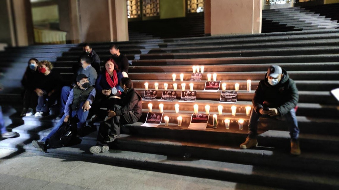 Se manifiestan en Victoria periodistas tras asesinatos de compañeros