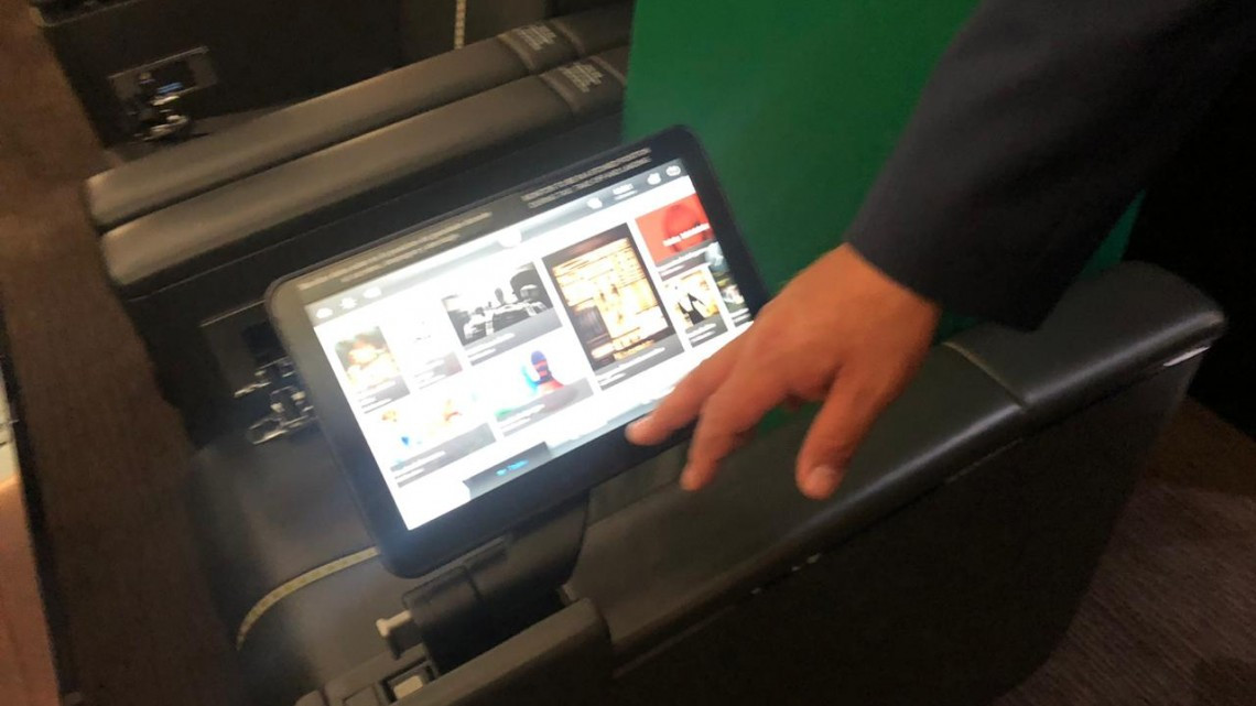 Así luce el interior del avión presidencial 