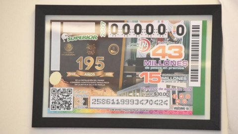 Conmemorara la Lotería Nacional el aniversario 195 del primer Congreso Constituyente en Tamaulipas