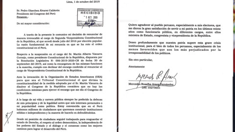 Mercedes Aráoz renuncia a la presidencia interina de Perú