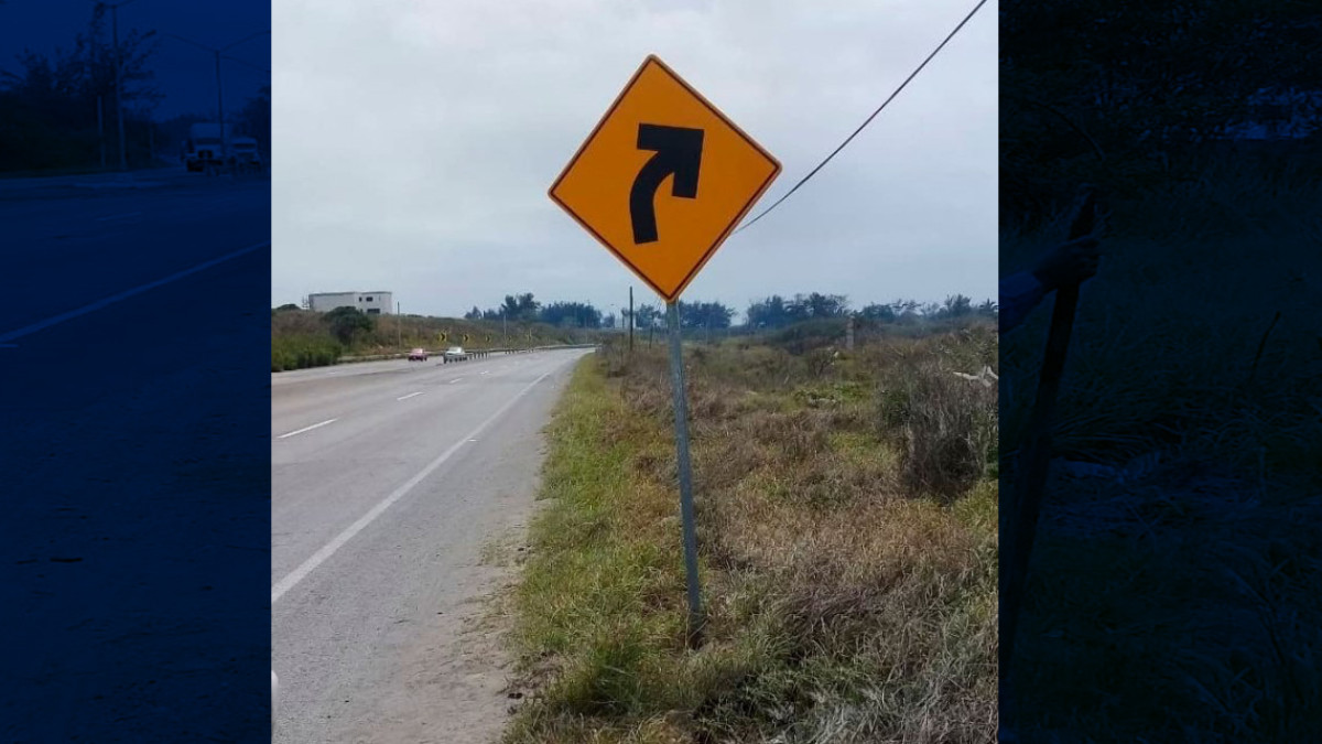Instalan nueva señalética vial en  Madero 