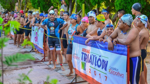 Realizan con éxito Triatlón NLD 2017