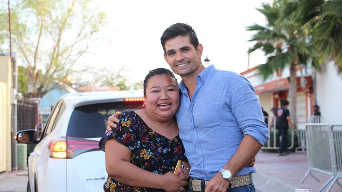 Éxito total “Tu foto con Ferdinando Valencia”