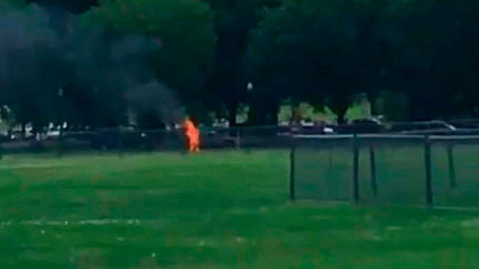 Muere hombre que se prendió fuego cerca de la Casa Blanca