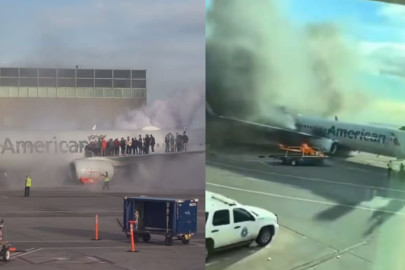 Aeronave de American Airlines se incendia en Denver; no reportan heridos 
