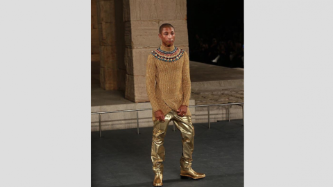 Pharrell Williams en el desfile de Chanel