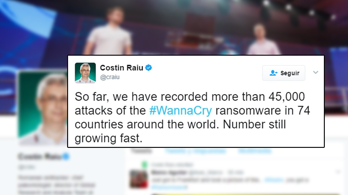 Un ciberataque global afecta a 74 países