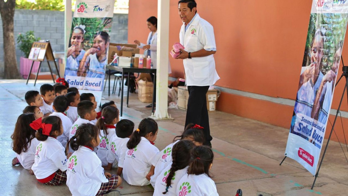 Se une DIF Tamaulipas a la semana nacional de salud bucal