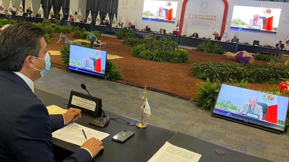 Inicia reunión entre gobernadores y gobierno federal en San Luis Potosí