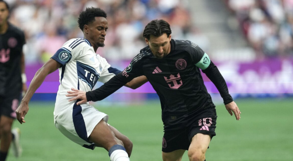 Noche gris para Messi: Whitecaps dominan al Inter en la ida de la Concachampions