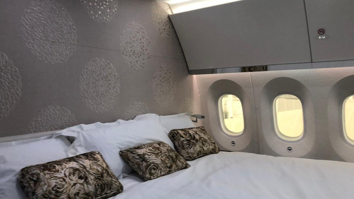 Así luce el interior del avión presidencial 