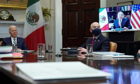AMLO y Biden sostienen primera reunión virtual