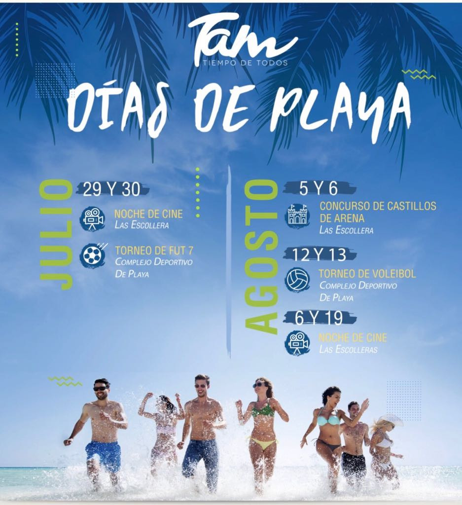 Invita Gobierno a "Días de Playa Tam"