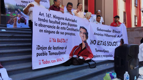 Recolectan firmas en apoyo a Américo Villarreal