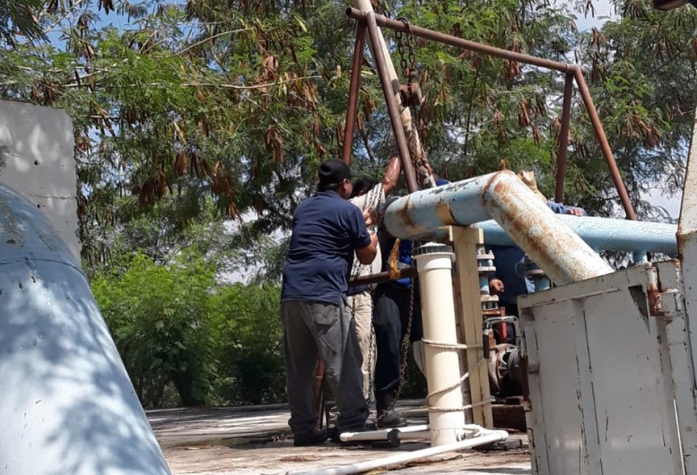 Mejora COMAPA rebombeo de agua en Ampliación San Valentín