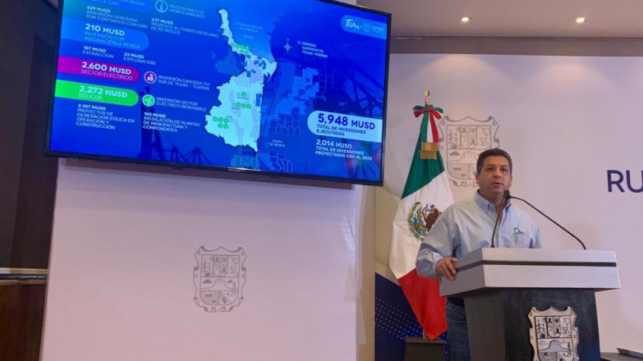 Destaca Cabeza de Vaca nueva inversión en renglón energético 