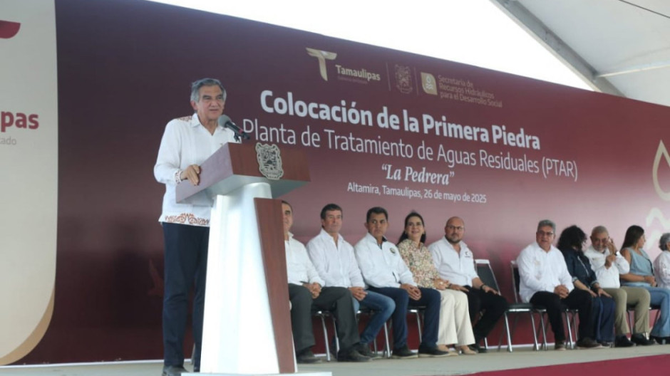 Tendrá Altamira nueva Planta Tratadora de Aguas Residuales; Américo pone primera piedra
