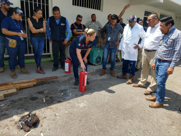 Peritos de la PGJT son capacitados en materia de investigación de incendios