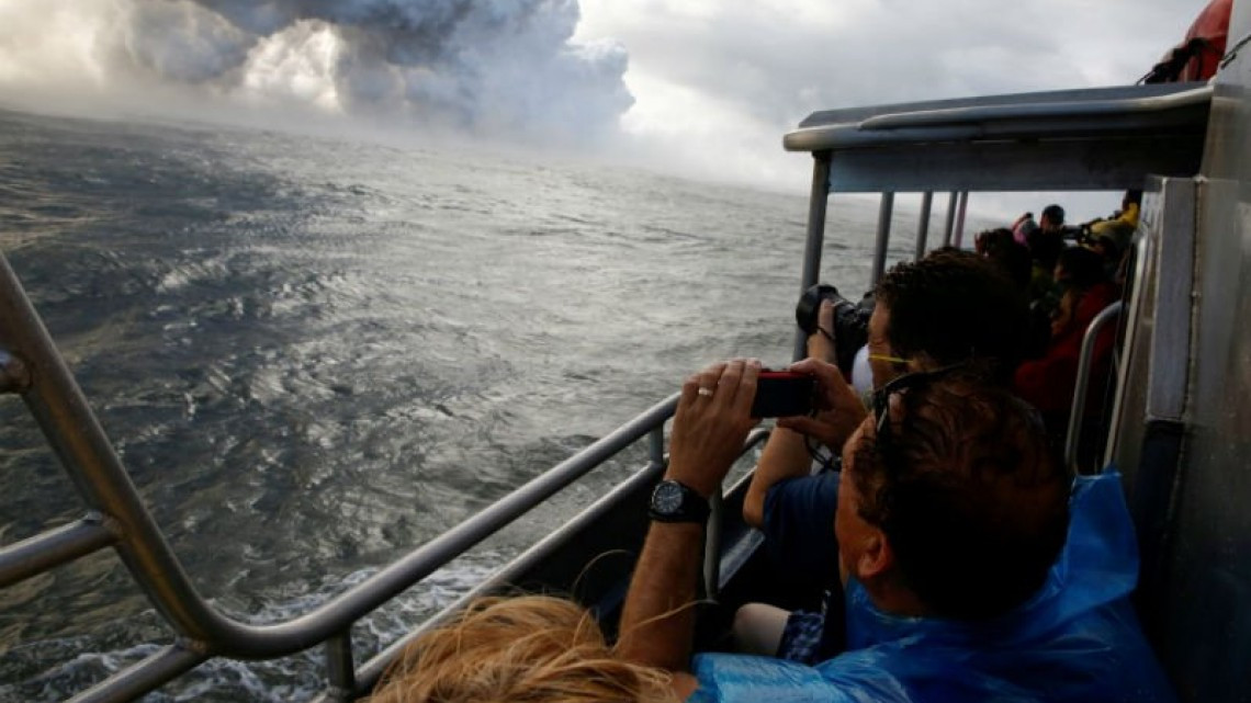 "Bomba de lava" del Kilauea deja 23 heridos
