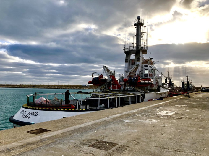 Liberan el barco de la ONG Open Arms